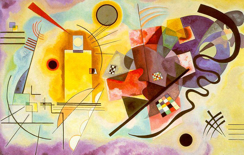 Wassily Kandinsky Yellow-Red-Blue